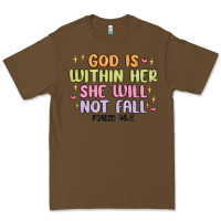 Cacao god is within her she will not fall Premium Tee - MaliasSmallBusiness