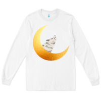White Howling Wolf Long Sleeve Tee - Bettercallsaul