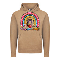 Vintage Coffee teach love inspire rainbow Vintage Hoodie - Artiststas