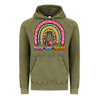 Teach Love Inspire Rainbow Vintage Hoodie | Teevron