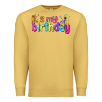 Antique Gold it's my birthday Premium Sweatshirt - BundleAndBundleShop
