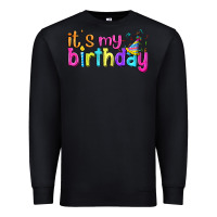Black it's my birthday Premium Sweatshirt - BundleAndBundleShop
