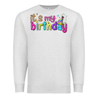 Oatmeal Heather it's my birthday Premium Sweatshirt - BundleAndBundleShop