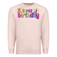 Pale Pink it's my birthday Premium Sweatshirt - BundleAndBundleShop