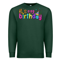 Sports Green it's my birthday Premium Sweatshirt - BundleAndBundleShop