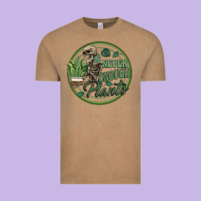 Never Enough Plants Vintage Tee Designed By Artiststas