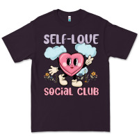 Plum self love social club Premium Tee - MaliasSmallBusiness