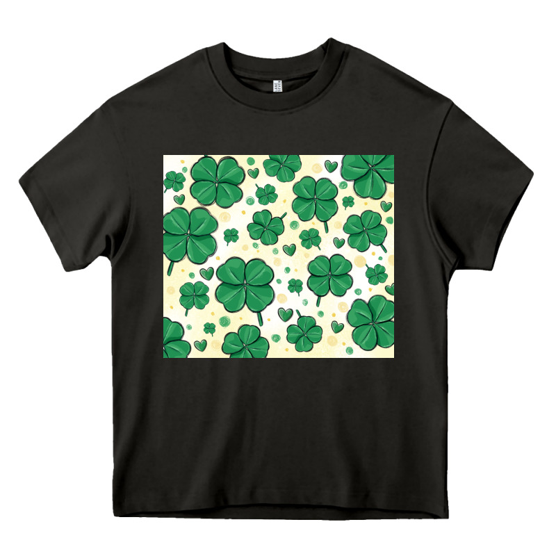 St Patrick Clover Heavy Core Tee by MaliasSmallBusiness | Teevron