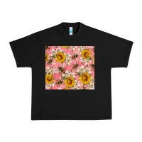 Black bees and flowers Urban Heavy Tee - Artiststas