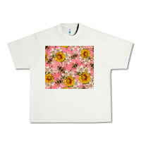 Pistachio bees and flowers Urban Heavy Tee - Artiststas