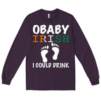Plum O' Baby Irish I Could Drink Long Sleeve Tee - Bettercallsaul