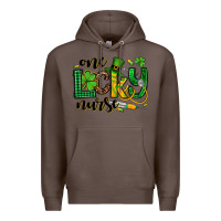 Coffee St. Patrick's Day One lucky Nurse Premium Hoodie - OliviaCreatesArt