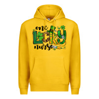 Lemon St. Patrick's Day One lucky Nurse Premium Hoodie - OliviaCreatesArt