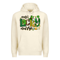 Sandshell St. Patrick's Day One lucky Nurse Premium Hoodie - OliviaCreatesArt