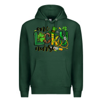 Sports Green St. Patrick's Day One lucky Nurse Premium Hoodie - OliviaCreatesArt