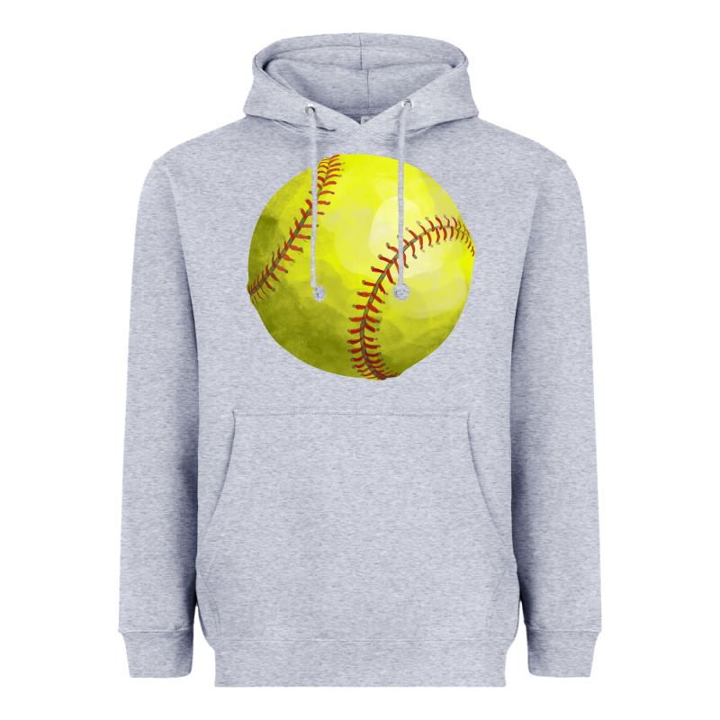 Softball Heavyweight Hoodie by FaDigitalArtStudio | Teevron