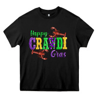 Black happy mardi gras with lobster Heavy Core Tee - AdoDesignShop