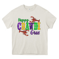 Cream happy mardi gras with lobster Heavy Core Tee - AdoDesignShop