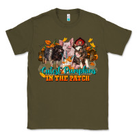 Army Green Fall Cutest Pumpkin In The Patch Pig Classic Tee - LillyAllenDesigns