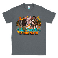 Charcoal Heather Fall Cutest Pumpkin In The Patch Pig Classic Tee - LillyAllenDesigns
