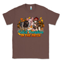 Chestnut Fall Cutest Pumpkin In The Patch Pig Classic Tee - LillyAllenDesigns