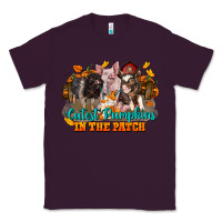 Plum Fall Cutest Pumpkin In The Patch Pig Classic Tee - LillyAllenDesigns