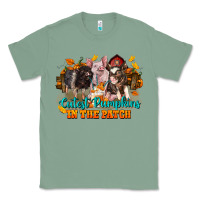 Sage Fall Cutest Pumpkin In The Patch Pig Classic Tee - LillyAllenDesigns