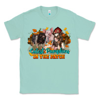 Seafoam Fall Cutest Pumpkin In The Patch Pig Classic Tee - LillyAllenDesigns