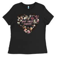 But First Coffee Ladies Tee | Teevron