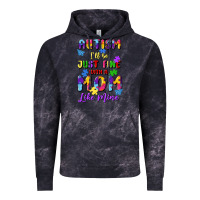 Cloud Black autism i'll be just fine with a mom like mine Vintage Hoodie - Artiststas