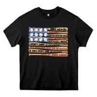 Black baseball ballgame Heavy Core Tee - MaliasSmallBusiness