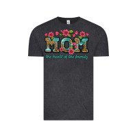 Vintage Black mom the heart of the family Vintage Tee - Artiststas