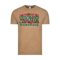 Mom The Heart Of The Family Vintage Tee | Teevron