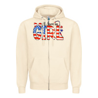All American Girl Bandana Zipper Hoodie | Teevron