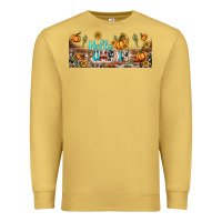 Antique Gold hello pumpkin libbey glass Premium Sweatshirt - BundleAndBundleShop
