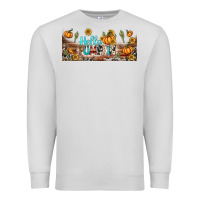 Dove Grey hello pumpkin libbey glass Premium Sweatshirt - BundleAndBundleShop