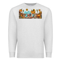 Oatmeal Heather hello pumpkin libbey glass Premium Sweatshirt - BundleAndBundleShop
