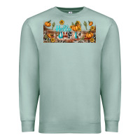 Seafoam hello pumpkin libbey glass Premium Sweatshirt - BundleAndBundleShop