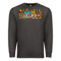 Smoke hello pumpkin libbey glass Premium Sweatshirt - BundleAndBundleShop
