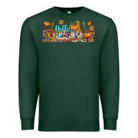 Sports Green hello pumpkin libbey glass Premium Sweatshirt - BundleAndBundleShop