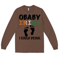 Chestnut O' Baby Irish I Could Drink Long Sleeve Tee - Bettercallsaul