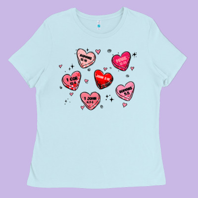 Howdy Valentine Ladies Tee Designed By Maliassmallbusiness