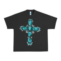 Pigment Black western Gemstone cross Urban Heavy Tee - Artiststas