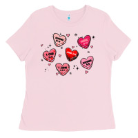 Bubblegum Pink howdy valentine Ladies Tee - MaliasSmallBusiness