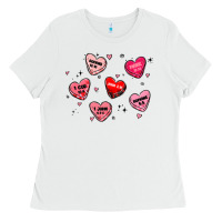 White howdy valentine Ladies Tee - MaliasSmallBusiness