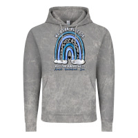 Cloud Rock we wear blue for autism awareness accept understan Vintage Hoodie - Artiststas