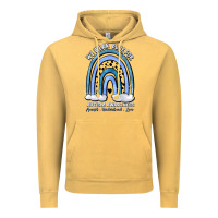 Vintage Mustard we wear blue for autism awareness accept understan Vintage Hoodie - Artiststas