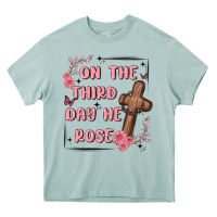 Arona on the third day  he rose Heavy Core Tee - MaliasSmallBusiness
