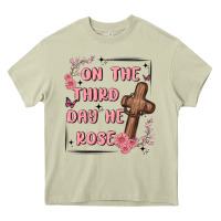 Mossy on the third day  he rose Heavy Core Tee - MaliasSmallBusiness