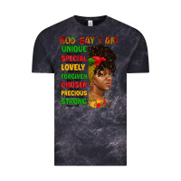 Cloud Black god say i am juneteenth afro girl Vintage Tee - Artiststas